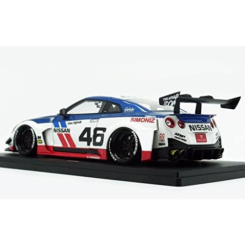 新品Ignition model 18 WORKS ニッサン Red Blue LB-Silhouette White