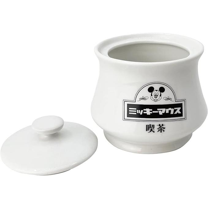 【新品】ミッキーマウス　喫茶　シュガーポット・デザートカップ 新品】ミッキーマウス 喫茶 シュガーポット・デザートカップ