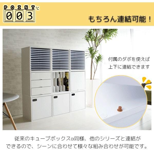 ダイヤル錠付き キューブボックスα 鍵付き 収納ボックス 木製 扉付き