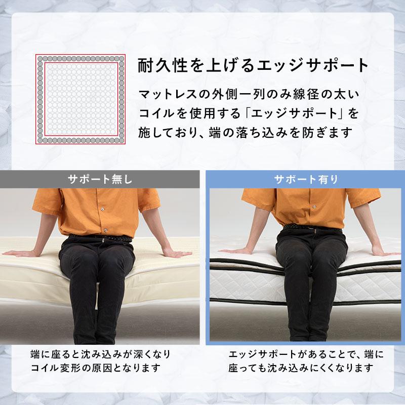 小柄な方に 小さめ ポケットコイルマットレスベッド SSS セミ 小柄な方に 小さめ ポケットコイルマットレスベッド SSS セミ
