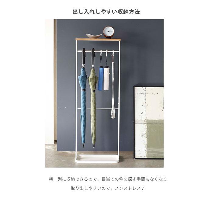 天板付き 引っ掛け 傘立て タワー / 傘掛け フック バー アイアン