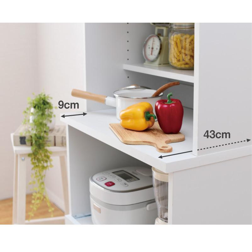 超人気！食器棚 キッチンボード レンジボード キッチン収納　2COLOR 超人気！食器棚 キッチンボード レンジボード キッチン収納