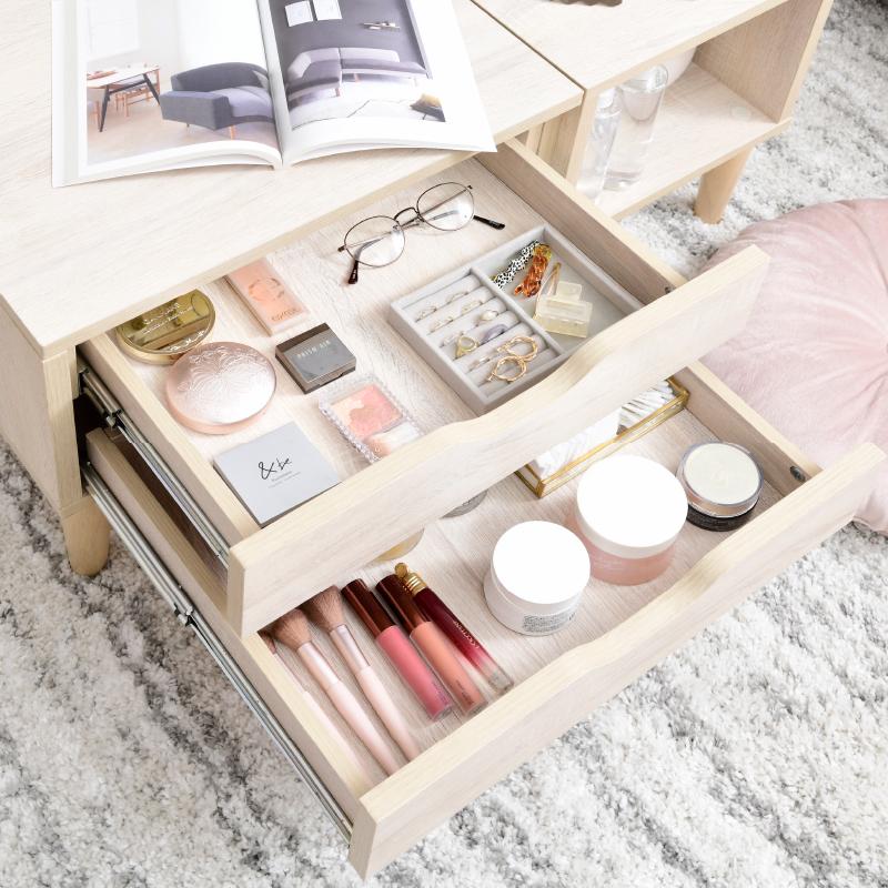 BELLEB　ドレッサーローテーブル 引き出し付き | moca company | 06