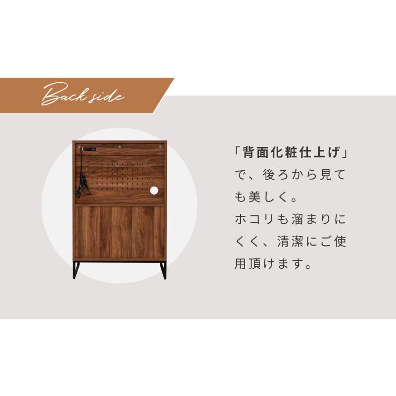 レンジ台 幅60 カップボード レンジボード 食器棚 一人暮らし スライド棚 キッチン収納棚 キッチンカウンター Cloudear | moca company | 16