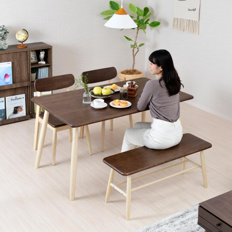 moca company Limple ダイニングテーブル 単品 幅135cm 奥行80cm