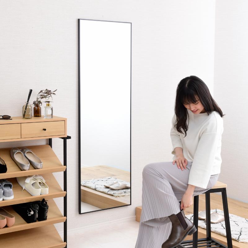 moca company スタンドミラー 姿見 ミラー 全身 鏡 壁掛け 全身鏡