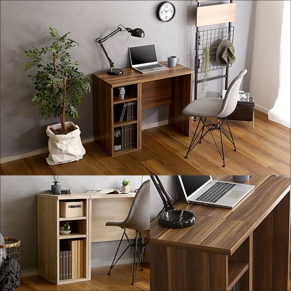 シンプルデスク90cm幅+サイドラック30cm幅セット シンプルデスク90cm幅+サイドラック30cm幅セット【LULUTE ルルテ