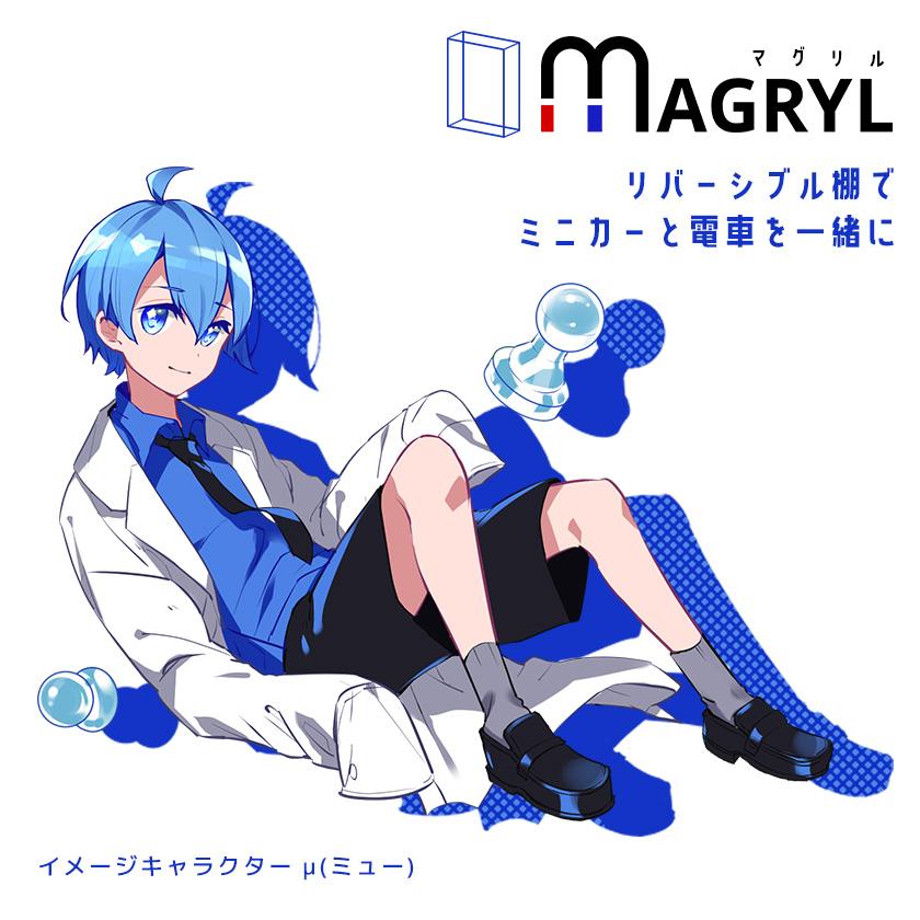 MAGRYL ミニカー＆トレインラック 卓上 コレクションケース トミカ プラレール Nゲージ 収納 ディスプレイケース アクリル 収納棚 横長｜noconocok2000｜02