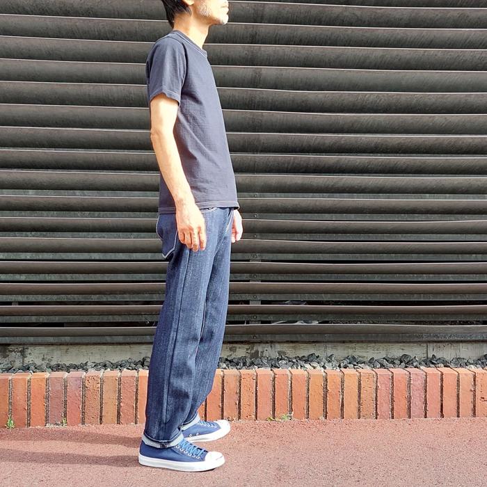 デニムテーパードパンツ メンズ レディース 男女兼用 ユニセックス ファッション ボトムス パンツ デニム ジーンズ 日本製 キャンセル返品交換不可 22020 | EAGLE STAR（ファッション） | 04