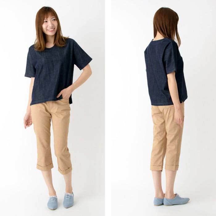 Endless Peace 日本製 オーガニックコットン クロップドパンツ メイド