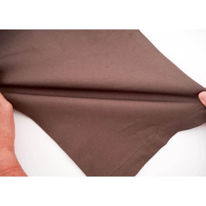 ストレッチツイル ミドル丈ワイドパンツ レディース パンツ ストレッチ ゆったり ワイド ガウチョ 7分丈 春 夏 秋 冬 綿 ツイル NOD | NOD | 18