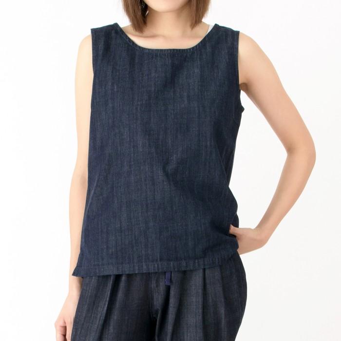 日本製 デニム タンクトップ レディース ファッション トップス キャンセル返品交換不可 | Endless Peace | 07