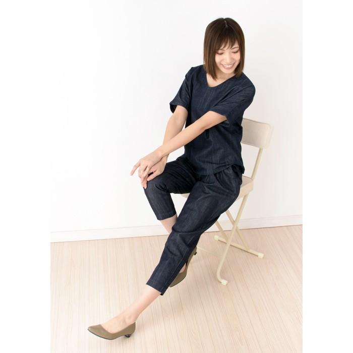 日本製 デニム ショートスリーブ プルオーバー レディース ファッション トップス キャンセル返品交換不可 | Endless Peace | 11