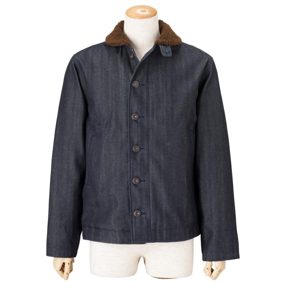 デニム N-1 デッキジャケット メンズ ジャケット 日本製 国産 メイドインジャパン 秋冬 防寒 アメカジ ミリタリー バイカー EAGLE STAR キャンセル返品交換不可 | EAGLE STAR（ファッション） | 13