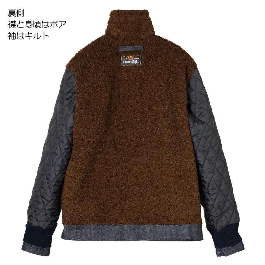 デニム N-1 デッキジャケット メンズ ジャケット 日本製 国産 メイドインジャパン 秋冬 防寒 アメカジ ミリタリー バイカー EAGLE STAR キャンセル返品交換不可 | EAGLE STAR（ファッション） | 16
