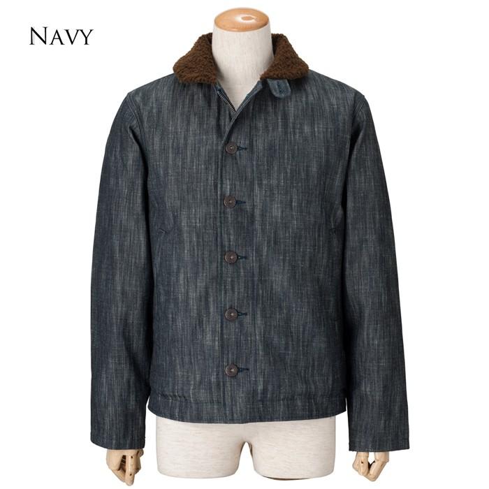 デニム N-1 デッキジャケット メンズ ジャケット 日本製 国産 メイドインジャパン 秋冬 防寒 暖 アウター EAGLE STAR キャンセル返品交換不可 | EAGLE STAR（ファッション）