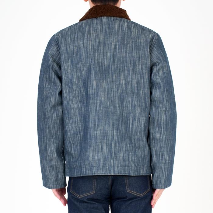 デニム N-1 デッキジャケット メンズ ジャケット 日本製 国産 メイドインジャパン 秋冬 防寒 暖 アウター EAGLE STAR キャンセル返品交換不可 | EAGLE STAR（ファッション） | 09