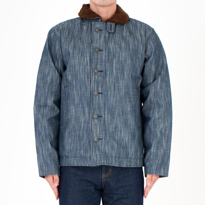 デニム N-1 デッキジャケット メンズ ジャケット 日本製 国産 メイドインジャパン 秋冬 防寒 暖 アウター EAGLE STAR キャンセル返品交換不可 | EAGLE STAR（ファッション） | 08