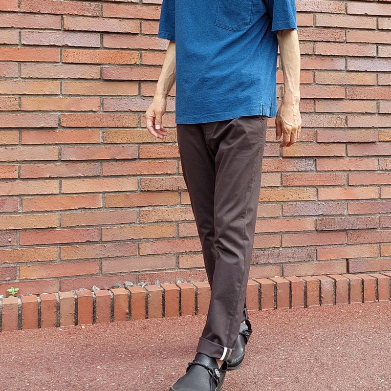 ミニへリンボン テーパードパンツ メンズ レディース 男女兼用 9分丈 10分丈 パンツ 国産 日本製 メイドインジャパン EAGLE STAR 福山 | EAGLE STAR（ファッション） | 14