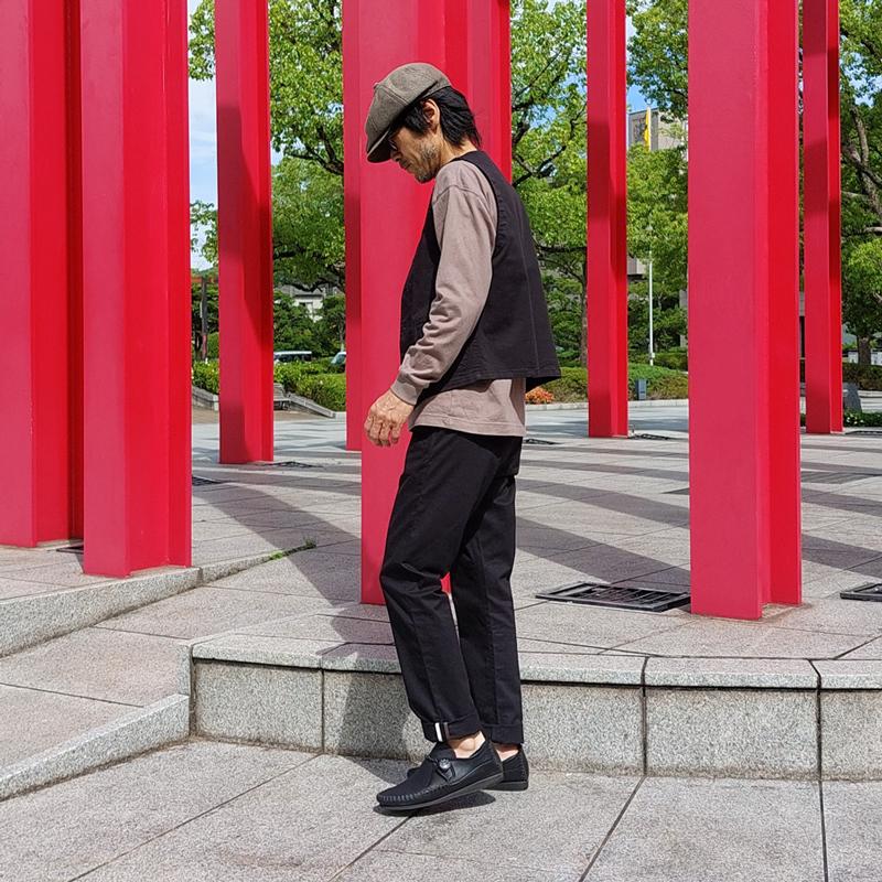 ミニへリンボン テーパードパンツ メンズ レディース 男女兼用 9分丈 10分丈 パンツ 国産 日本製 メイドインジャパン EAGLE STAR 福山 | EAGLE STAR（ファッション） | 16