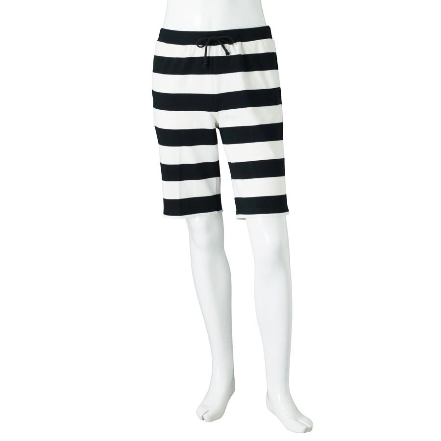 メンズ 太ボーダー ハーフパンツ 8.5ozコーマコットン ウエストゴム＆紐 EAGLE STAR | EAGLE STAR（ファッション） | 03