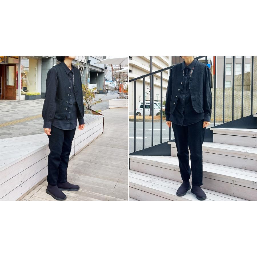 エアボンボン パンツ ストレッチ 黒 ブラック メンズ レディース 男女兼用 ユニセックス 日本製 メイドインジャパン EAGLE STAR 235 | EAGLE STAR（ファッション） | 10