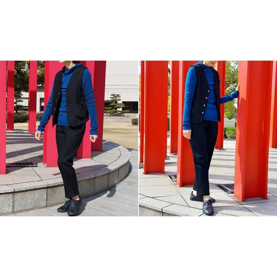 エアボンボン パンツ ストレッチ 黒 ブラック メンズ レディース 男女兼用 ユニセックス 日本製 メイドインジャパン EAGLE STAR 235 | EAGLE STAR（ファッション） | 11