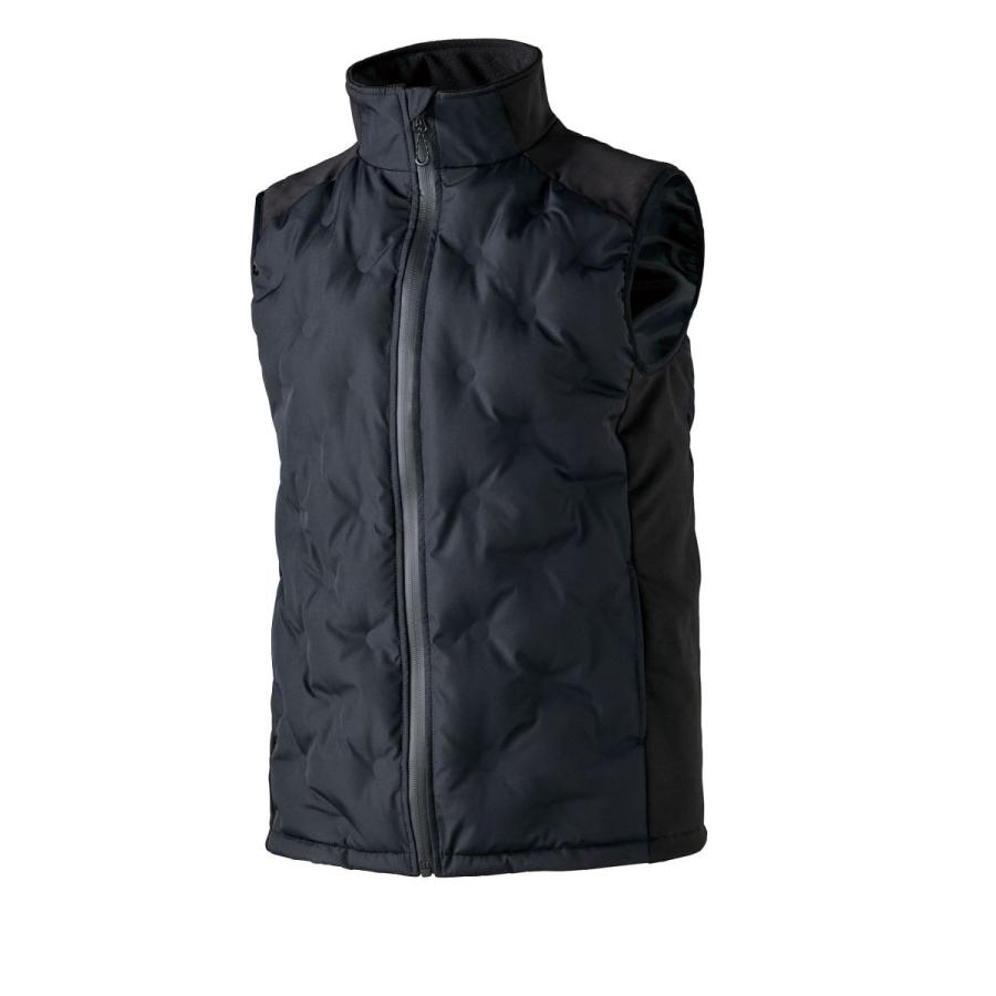 電熱 ヒーター ベスト ウェアのみ（ヒーターユニット・バッテリーは別売）秋冬 防寒 暖かい 電熱ベスト ヒーターベスト 黒 ブラック 迷彩 S M L LL 返品交換不可 | クロダルマ | 09