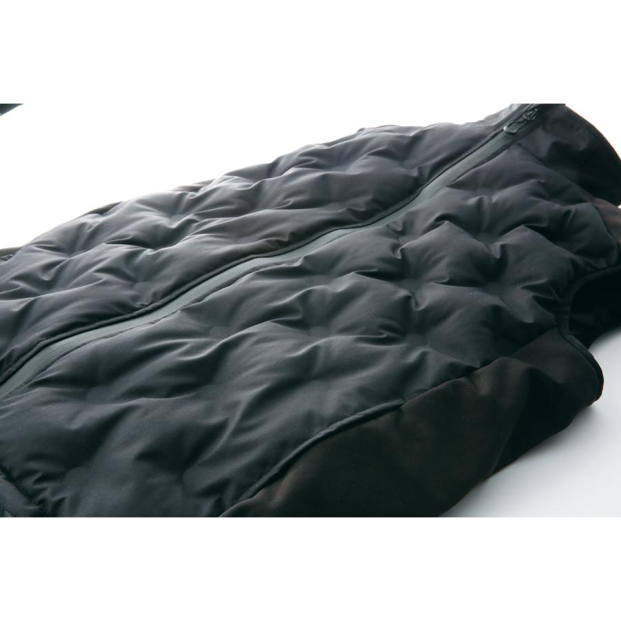 電熱 ヒーター ベスト ウェアのみ（ヒーターユニット・バッテリーは別売）秋冬 防寒 暖かい 電熱ベスト ヒーターベスト 黒 ブラック 迷彩 S M L LL 返品交換不可 | クロダルマ | 06