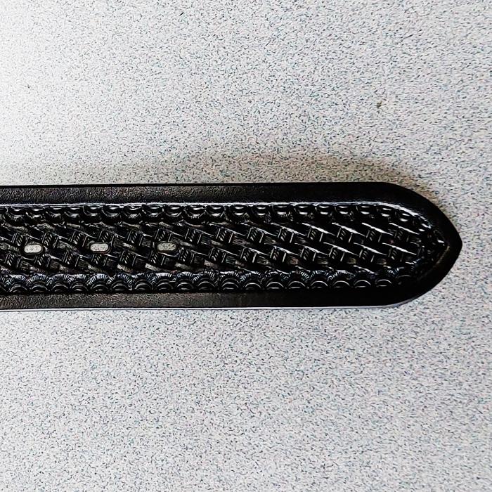 ファニー FUNNY 1-3/4 プレスバスケット ギャリソンベルト 黒 ブラック メンズ ベルト レザー 革 本革 牛革 アメカジ バイカー キャンセル返品交換不可 |  | 03