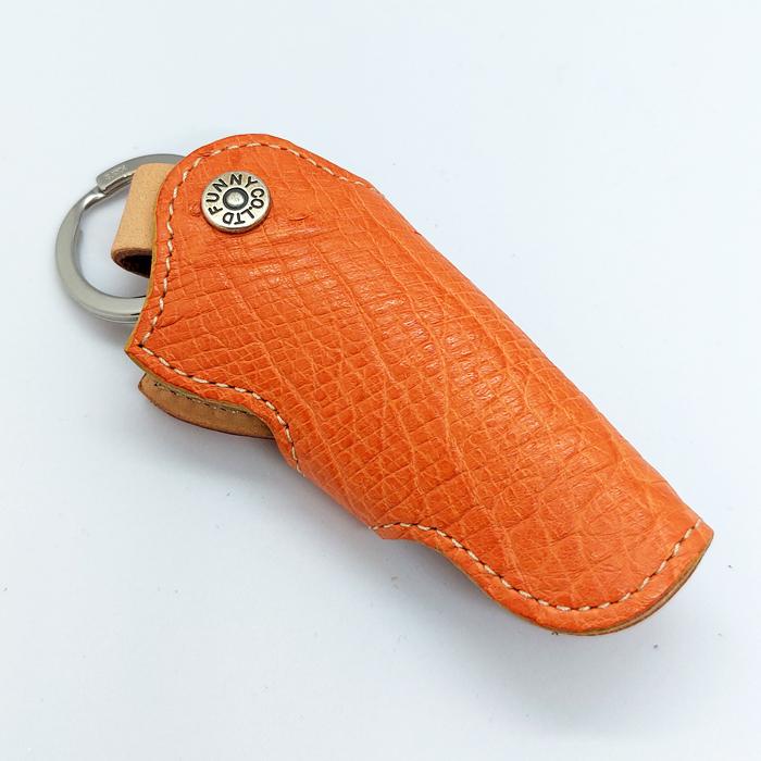 キーホルスター スムースオーストリッチ FUNNY ファニー  ホルスター型キーホルダー 革 レザー 革財布 メンズ ファッション アメカジ バイカー 返品交換不可 | FUNNY | 03