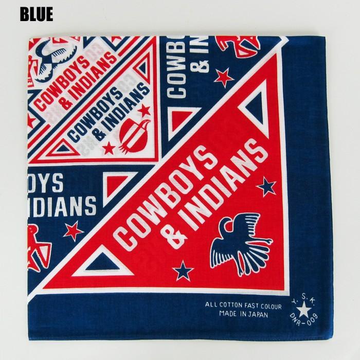 バンダナ Cowboys Indians FUNNY ファニー アメカジ バイカー 6801 メール便 返品交換不可|nod|04