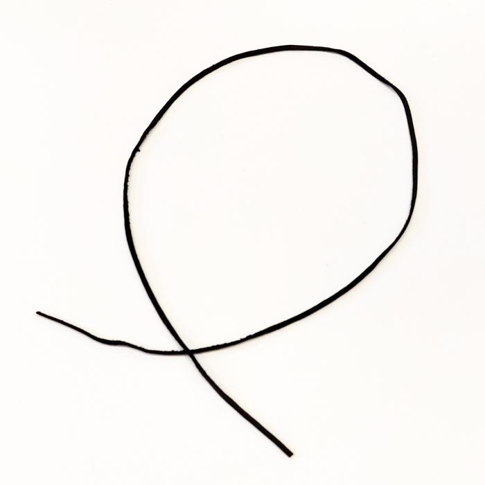 革ひも 幅3mm-長さ85cm ディアスキン 鹿革 レース 1本 ブラック キャンセル返品交換不可 |  | 01