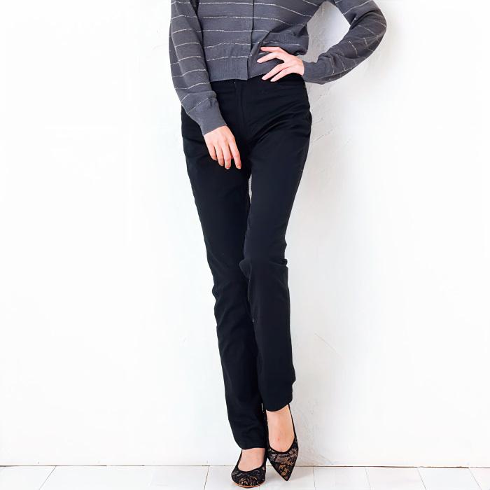 ツイル ストレッチパンツ ゆるスキニー レディース 股上深め ややゆったりフィット 股下80 メール便 返品不可 2 備後 福山のデニム 23original 通販 Yahoo ショッピング