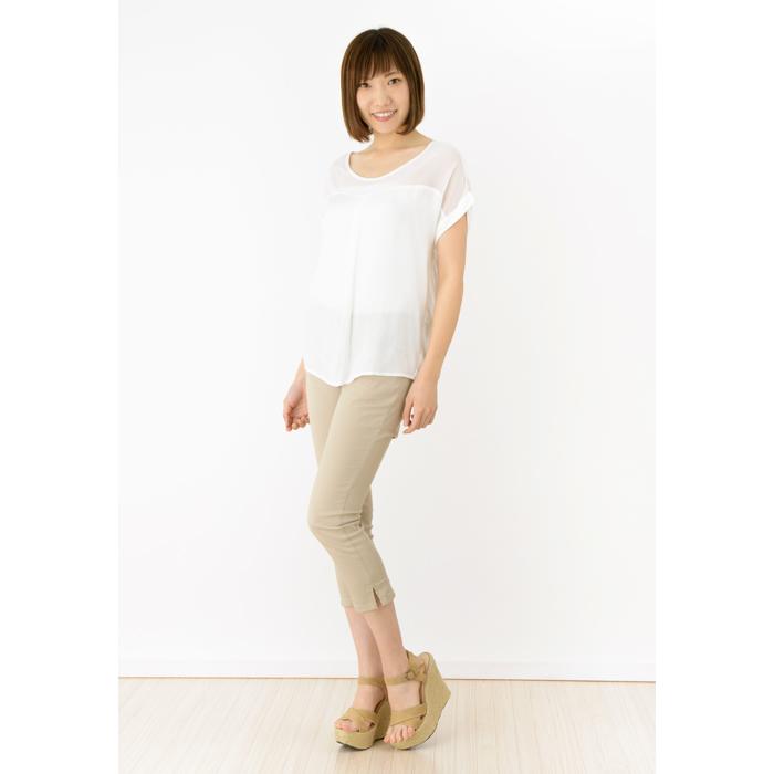 クロップドパンツ ストレッチ 7分丈 タイトフィット メール便 |  | 08