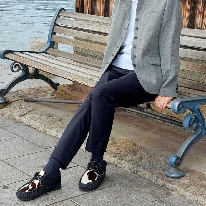 ソフトでナチュラルな着心地のウエストゴム・テーパードパンツ ゆったり＆すっきりタイプ メイドインジャパン 日本製 メンズ レディース 男女兼用 245 | EAGLE STAR（ファッション） | 11
