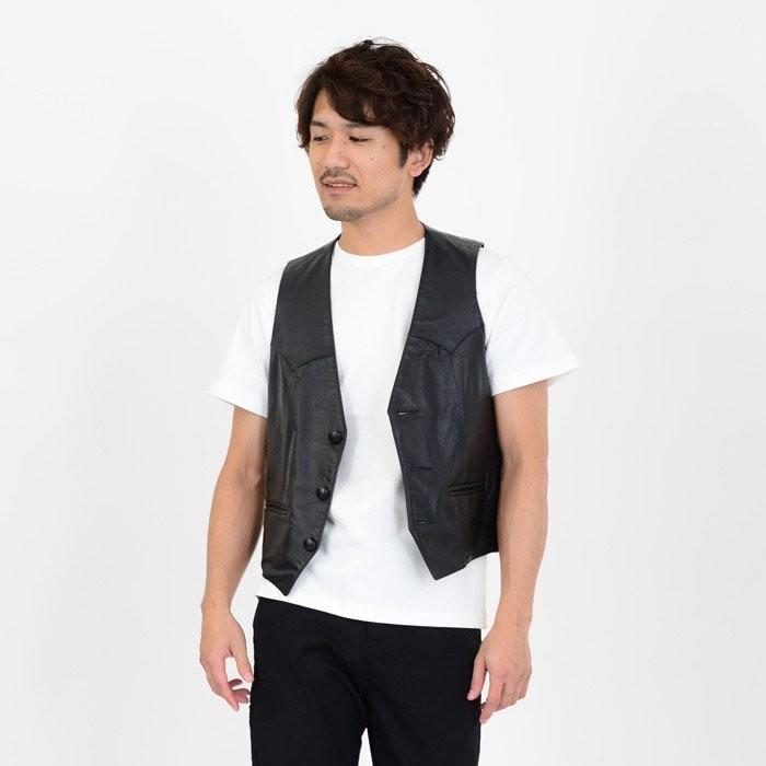 CUTRATE 本革 レザーベスト アメトラ　CALEE COOTIE バイカー レザーベスト 本革 メンズ バイカー Hotleathers サイドレース