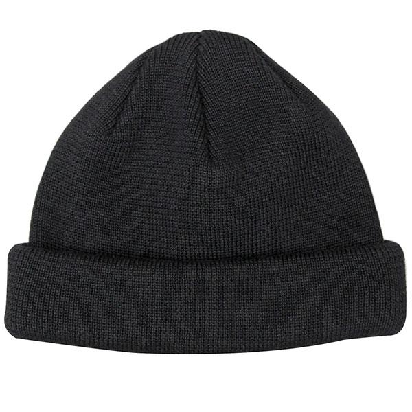 ニット帽 ニットキャップ ロールニットキャップ ブラック ブルー