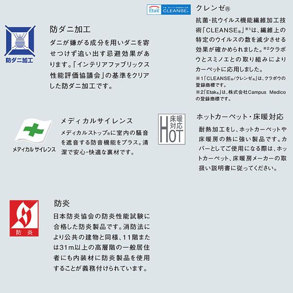 ラグ 2畳 厚手 ラグマット カーペット おしゃれ 絨毯 リビング じゅうたん 滑り止め付き 正方形 190x190cm 日本製 ombre_18