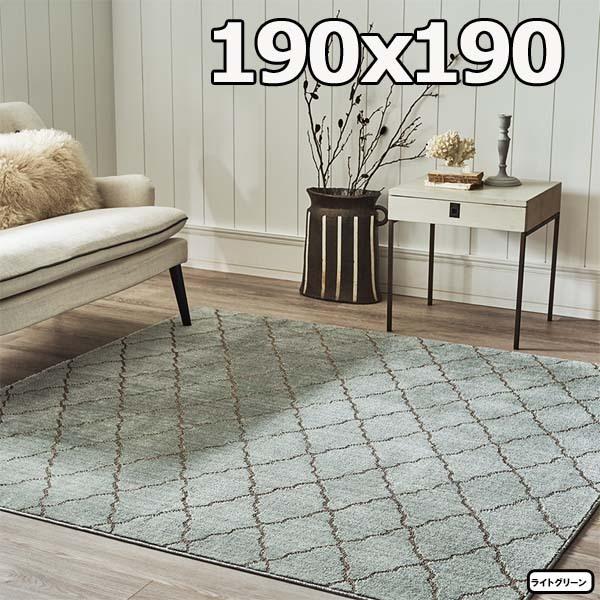 ラグ 2畳 おしゃれ ラグマット 厚手 北欧 カーペット 絨毯 リビング 正方形 190x190cm 日本製 colabel_2