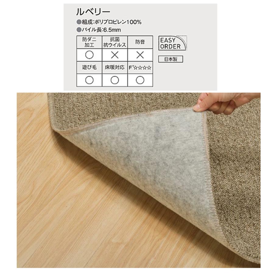 カーペット 3畳 厚手 安い 北欧 おしゃれ 日本製 江戸間 ラグマット 防ダニ 176×261cm PRV | スミノエ | 19