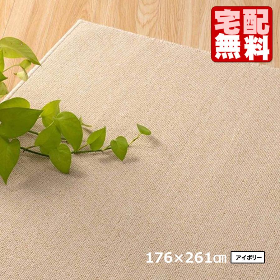 カーペット 3畳 防炎 防ダニ 厚手 床暖対応 日本製 カット可能 ホームシェル | スミノエ | 06