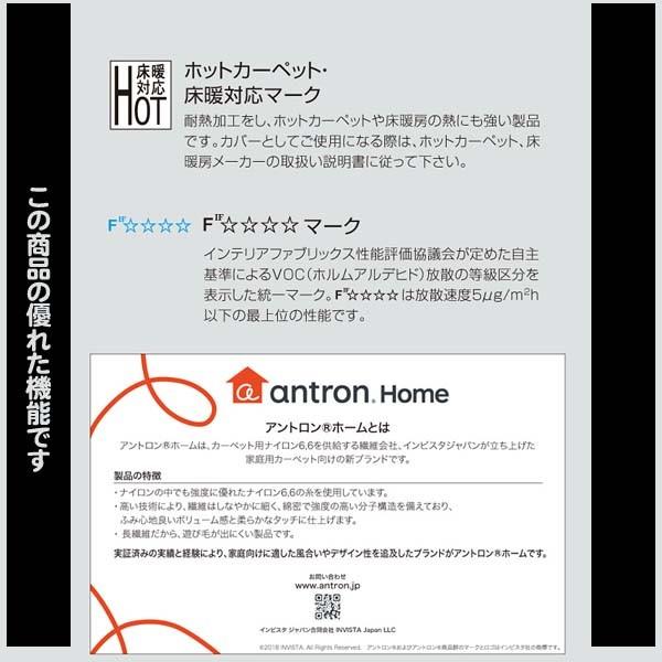 ラグ 4畳半 ラグマット カーペット おしゃれ 4畳半 滑り止め 厚手 北欧 オールシーズン 絨毯 安い 日本製 261x261cm HILU | スミノエ | 14