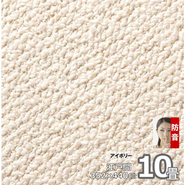 カーペット 10畳用 厚手 防音 ふわふわ 冬 オールシーズン ラグマット Polco | スミノエ | 01