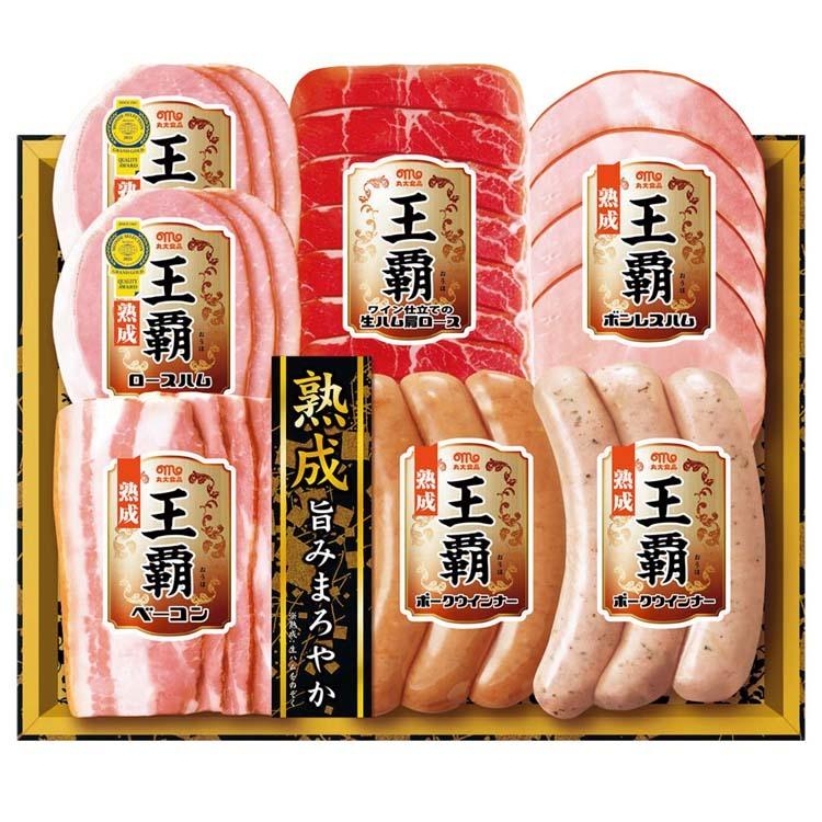 お中元 御中元 2022 ギフト ハム 肉 ロースハム ウインナー ベーコン ロース 夏ギフト プレゼント 丸大食品 王覇ギフト「MO-300」|noel-deco|01