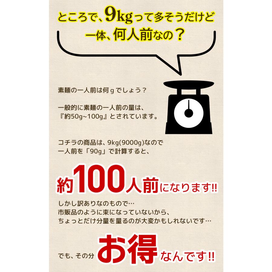 島原手延べそうめん 訳あり 大特価 無選別・不揃いの為 島原素麺