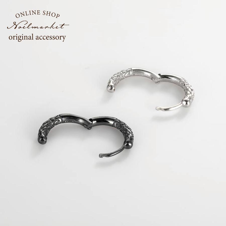 ピアス フープピアス 18金 つけっぱなし ピアス K18 アレルギー対応 レディース メンズ アクセサリー Silver925｜noel-market｜11