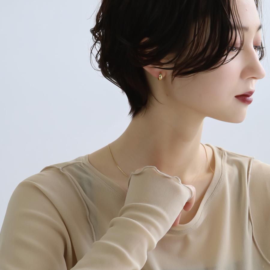 ピアス アレルギー対応 つけっぱなし フープピアス 18金 レディース 金属アレルギー シルバー925 ハワイアンジュエリー |  | 17