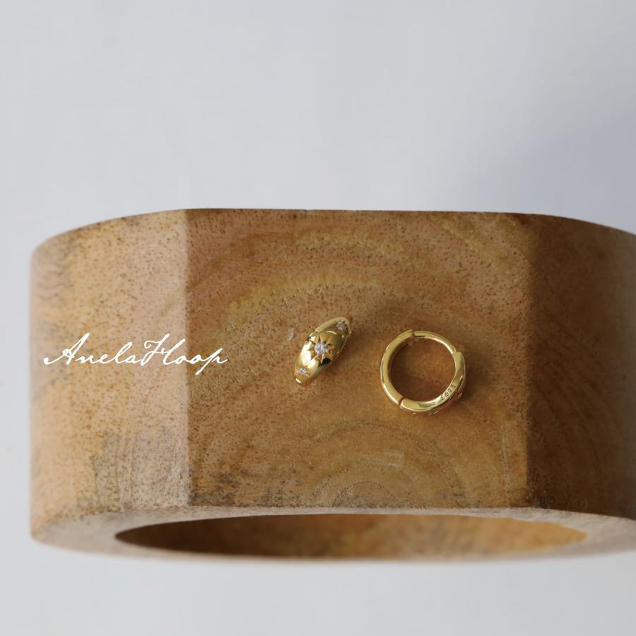 ピアス アレルギー対応 つけっぱなし フープピアス 18金 レディース 金属アレルギー シルバー925 ハワイアンジュエリー |  | 04