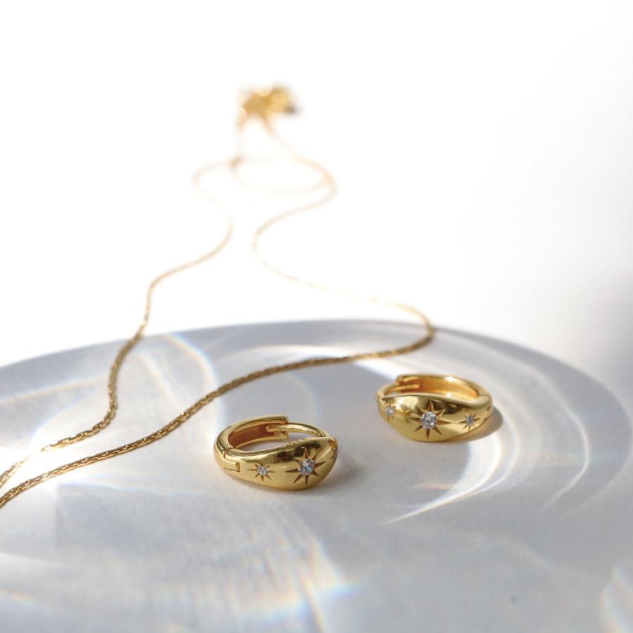 ピアス アレルギー対応 つけっぱなし フープピアス 18金 レディース 金属アレルギー シルバー925 ハワイアンジュエリー |  | 06